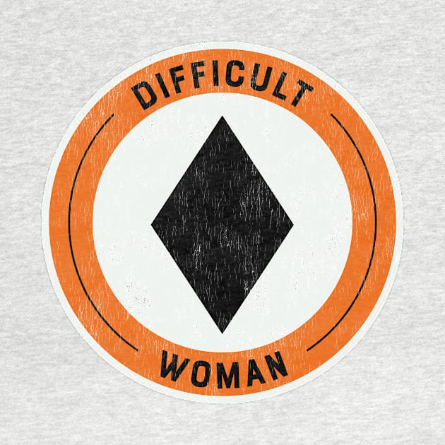 Difficult Woman - Black Diamond Skier by jwsparkes